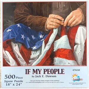 If My People 500 Piece Jigsaw Puzzle 18 x 24" Jack E Dawson SunsOut